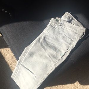 Gray AE jeggings